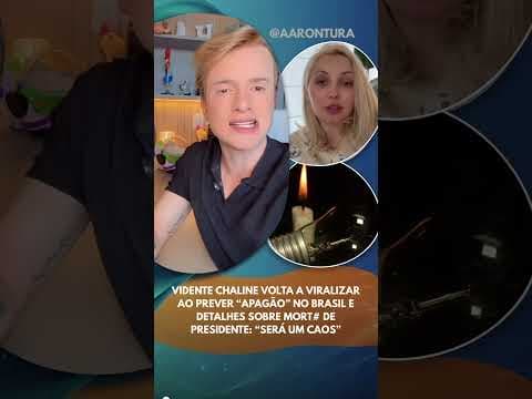 Vidente Chaline viraliza ao prever “apagão” no Brasil e detalhes sobre mort# de presidente: “caos”