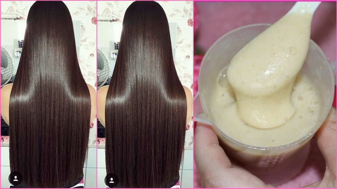 É possível alisar o cabelo com o uso de maisena (Foto Reprodução/ YouTube)