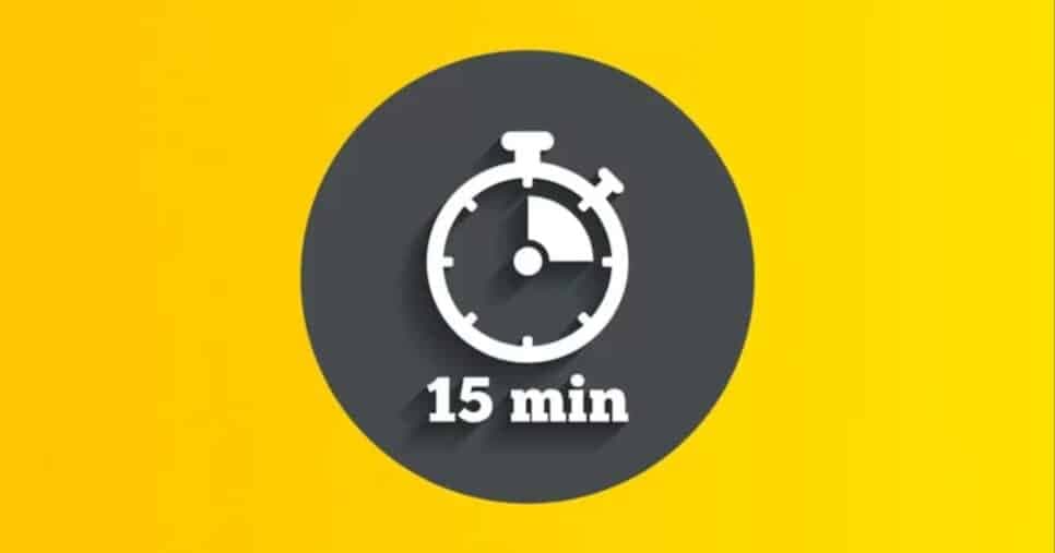 Intervalo de 15 minutos para almoço e descanso (Foto: Reprodução/ Internet)