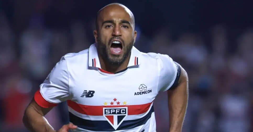 Lucas Moura em ação pelo São Paulo no Brasileirão Série A 2024 (Icon Sport) Lucas Moura em ação pelo São Paulo no Brasileirão Série A 2024 (Icon Sport)