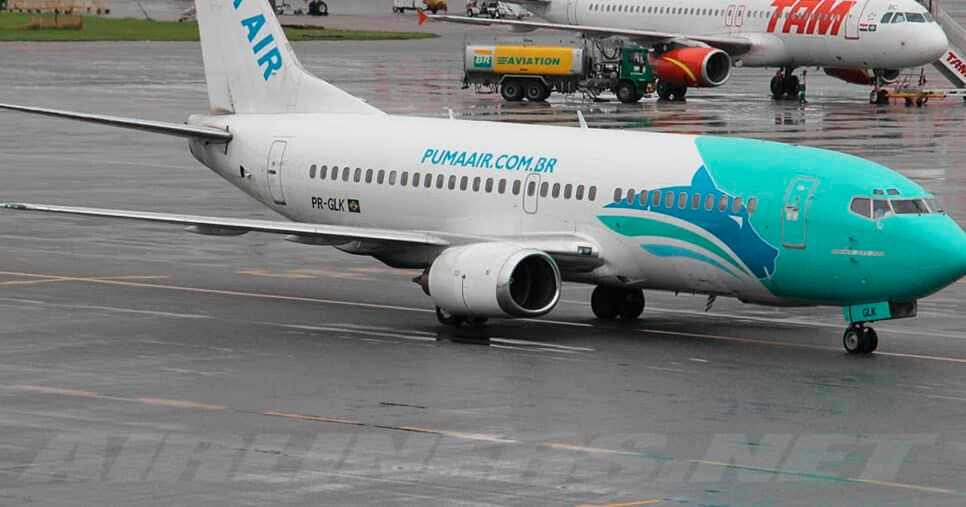 Avião da Puma Air Linhas Aéreas (Foto: Reprodução)