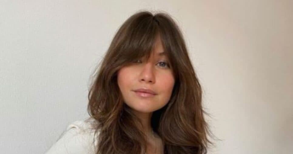 Curtain bangs