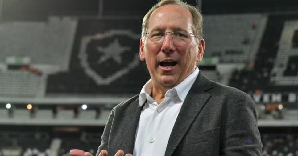 John Textor é o dono do Botafogo (Foto: Reprodução Vitor Silva)