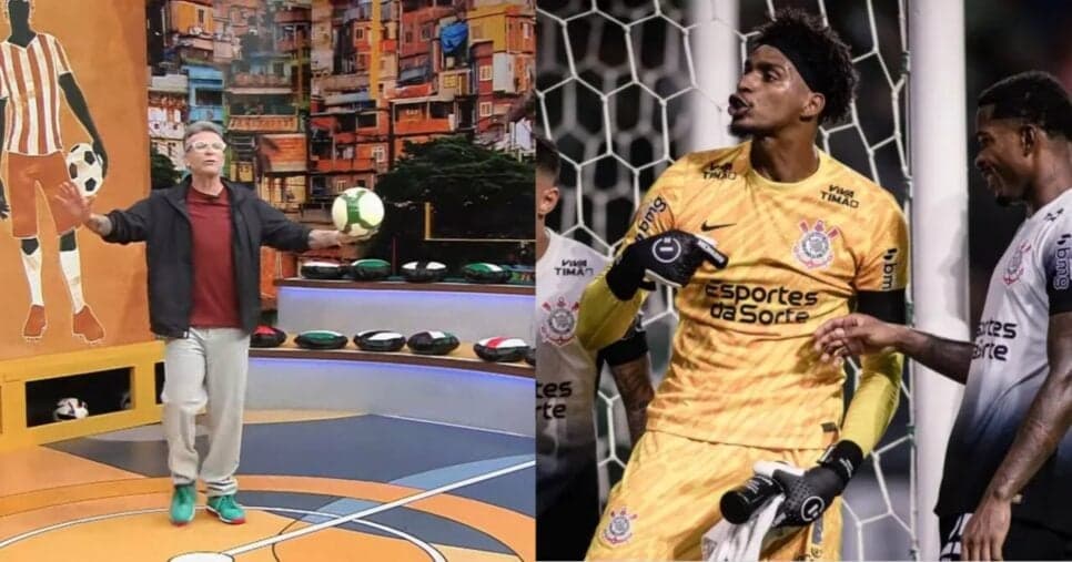 Neto paralisa Donos da Bola com adeus de Hugo Souza e +3 - (Montagem / TV FOCO)
