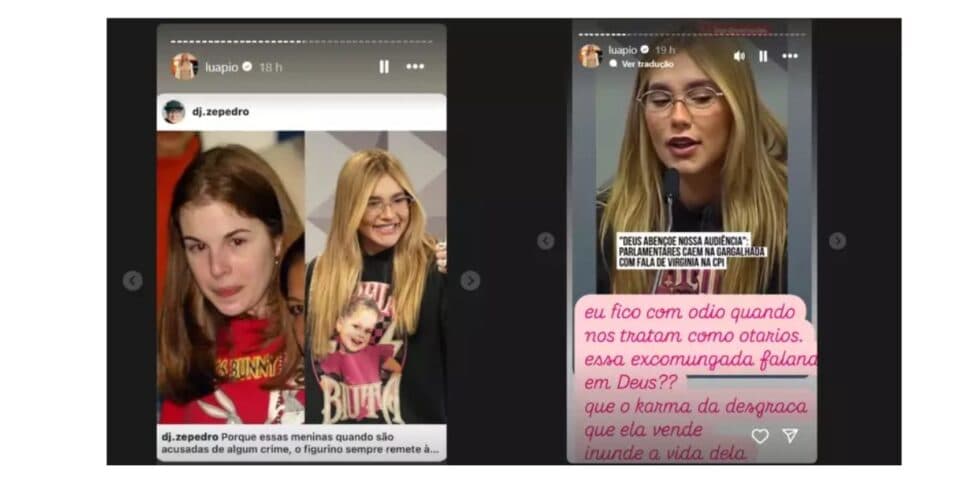 Virgínia Fonseca e comparação com roupas de Suzane von Richthofen (Foto: Reprodução / Instagram)