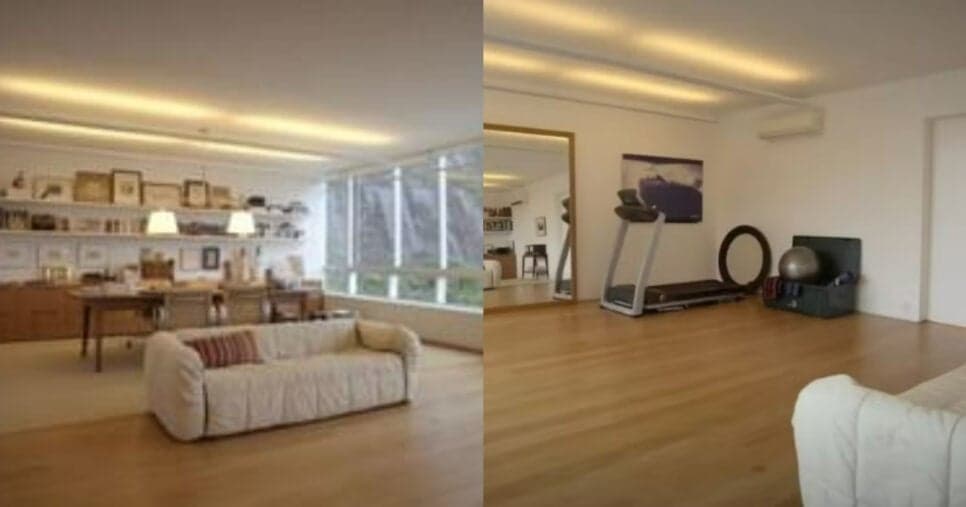 Apartamento de atriz da Globo (Foto: Reprodução/GNT/Montagem TV Foco) Apartamento de atriz da Globo (Foto: Reprodução/GNT/Montagem TV Foco)