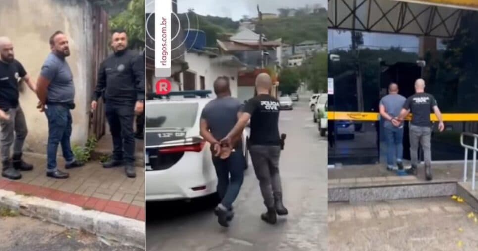 Prisão de Walter Rau da Silva Oliveira, cardiologista que cometeu o crime (Foto Reprodução/Montagem/Tv Foco/Globo/Redes sociais)