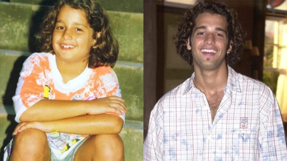 O pequeno Dudu e o ator crescido (Foto: Reprodução/  Divulgação/ Montagem)