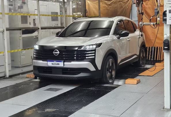 Novo Nissan Kicks 2026 é o próximo lançamento da fabricante no Brasil (Foto: Jady Peroni / Autoesporte)
