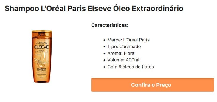Elseve Óleo Extraordinário (Foto: Reprodução / Amazon)

