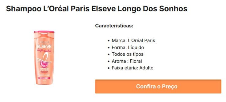 Elseve Longo dos Sonhos (Foto: Reprodução / Amazon)