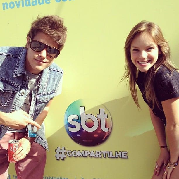 Eric Surita e Letícia Navas SBT