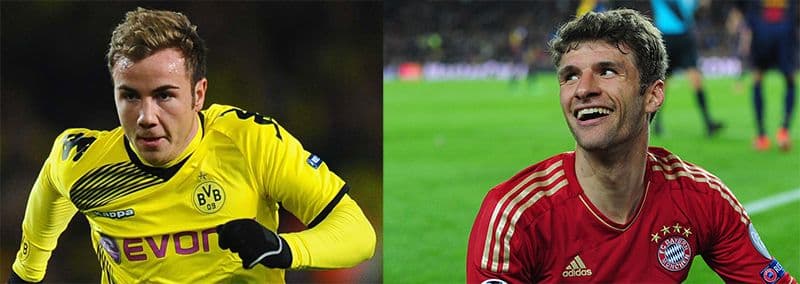 Mario Gotze e Thomás Muller são as apostas da partida