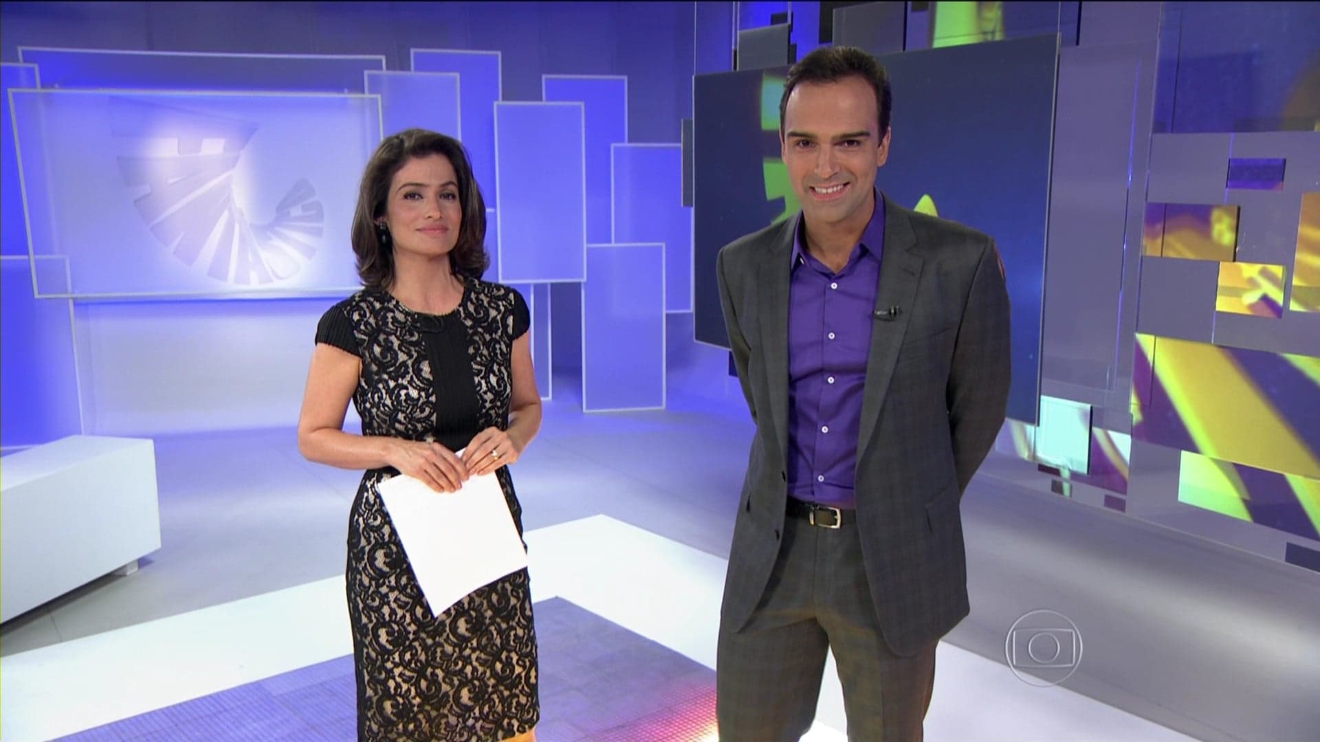 Renata Vasconcellos e Tadeu Schmidt são apresentadores do “Fantástico” Renata Vasconcellos e Tadeu Schmidt são apresentadores do “Fantástico”