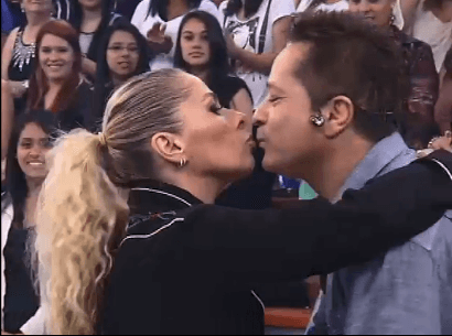 Galisteu e Leonardo pela primeira vez no "Legendários"