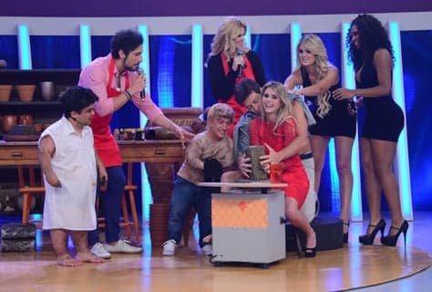 Romantismo tomou conta do Melhor do Brasil.  Foto: Divulgação / Rede Record