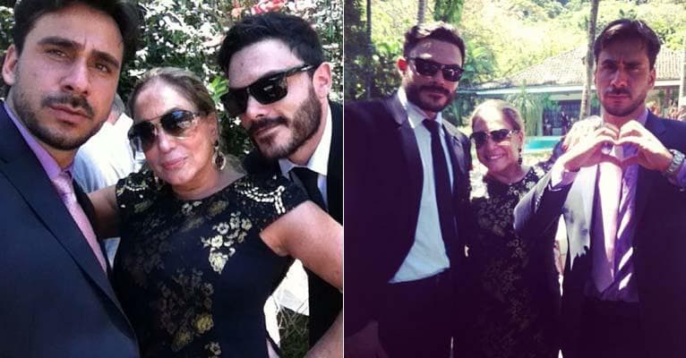 Atriz postou foto ao lado de seus dois pretendentes em novela! 