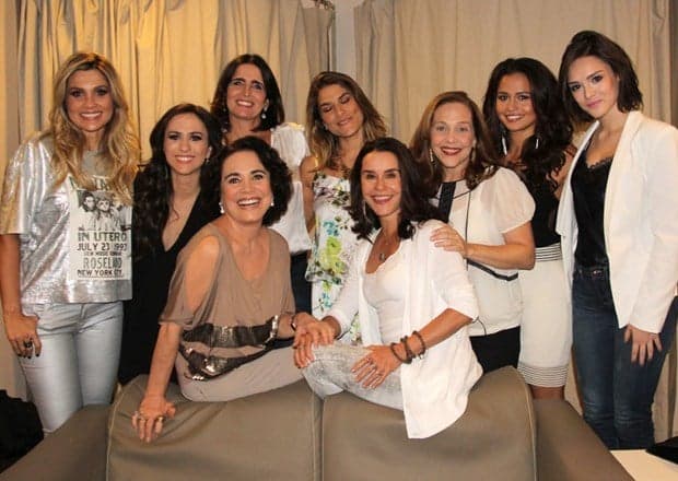 Atrizes que participaram da atração (Foto:  Fábio Rocha/TV Globo)