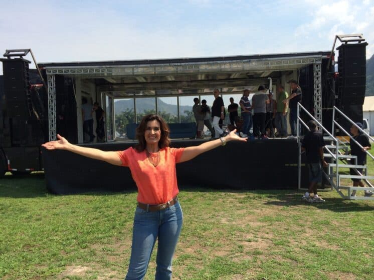 Globo cancela caminhão de Fátima Bernardes temendo protestos