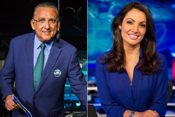 Galvão Bueno e Patrícia Poeta apresentarão “Jornal Nacional” durante Copa do Mundo