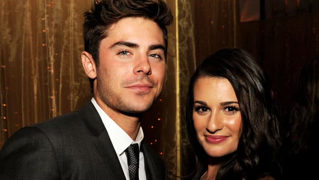 Lea Michele está obcecada por Zac Efron
