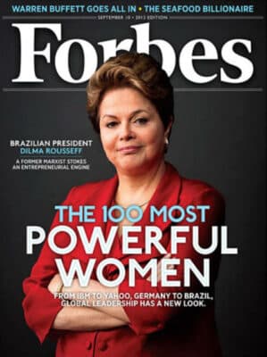 Segundo Forbes, Dilma Rousseff é mais influente que Beyoncé e Lady Gaga 