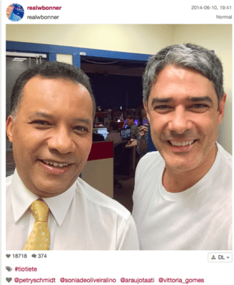 Willian Bonner manda avisar em rede social que não vai apresentar o "Jornal Nacional"