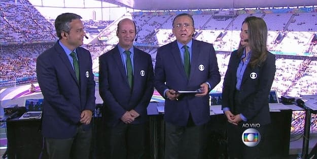 Galvão Bueno vira alvo de elogios de telespectadores