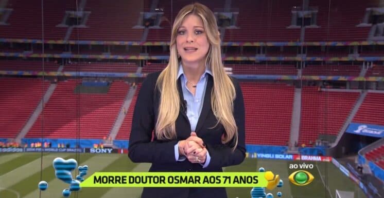 Renata Fan chora ao vivo ao falar sobre a morte de Dr. Osmar