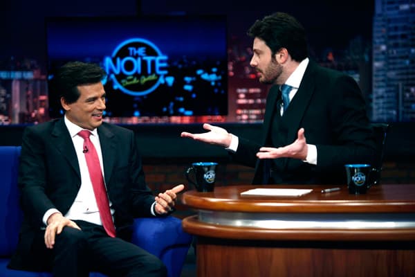 Danilo Gentili entrevista Celso Portiolli no "The Noite" desta quinta