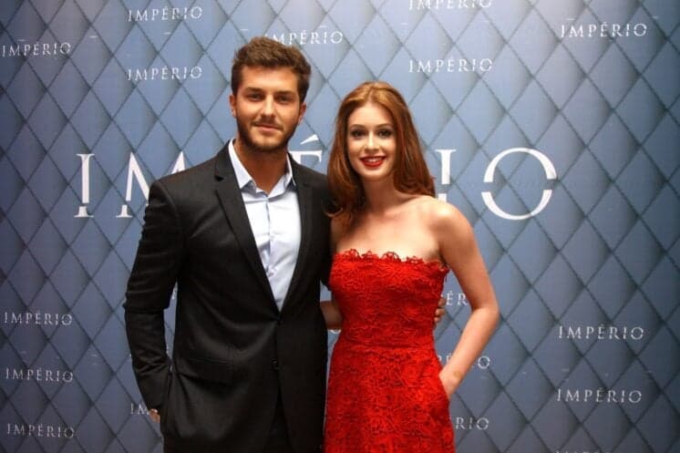 Após separação, Marina Ruy Barbosa e Klebber Toledo contracenam em 'Império'