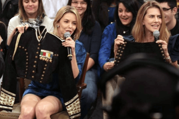 Bianca Rinaldi participa do "Altas Horas" e fala sobre tempo de paquita