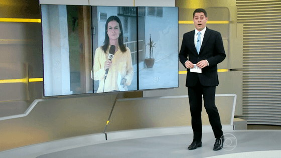 Evaristo Costa chama repórter de Viviane Araujo no "Jornal Hoje"