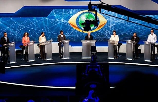 Debate entre presidenciáveis na Band marca alta audiência e coloca emissora na liderança