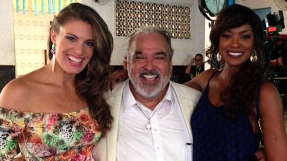 Esposa de César Filho grava como rainha de escola de samba em "Império"