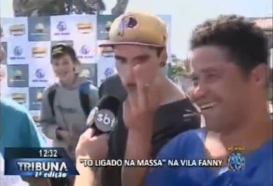 Vídeo da Hora: O que esse rapaz disse na TV é impublicável; saiba o que foi!