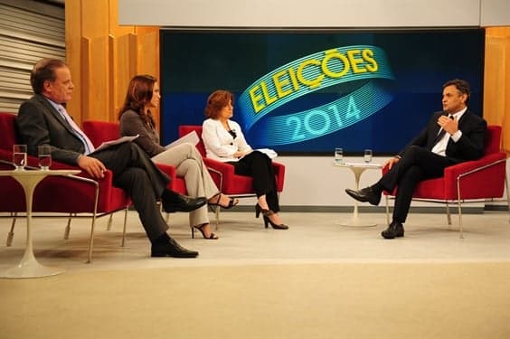 Com Aécio, "Bom Dia Brasil" registra sua melhor audiência com entrevista dos presidenciáveis