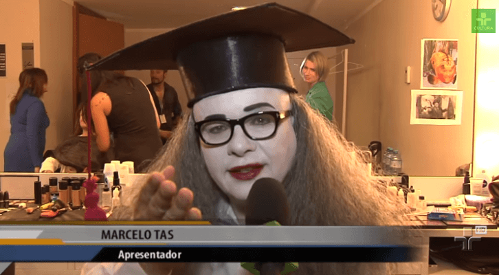 TV Cultura comemora 45 anos com festa em São Paulo e a presença de Marcelo Tas como professor Tibúrcio