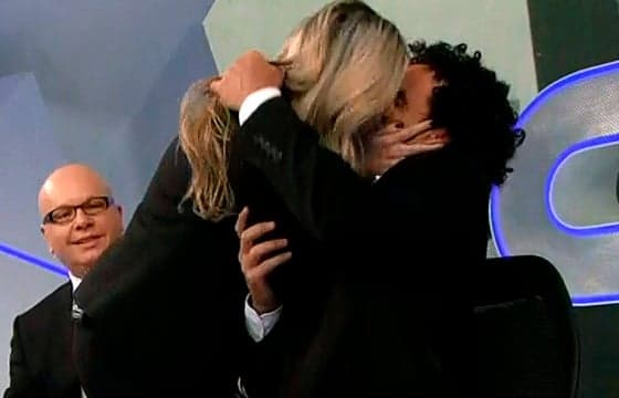 Marco Luque comenta beijo que recebeu na boca de Dani Calabresa: "foi combinado"