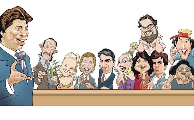 Silvio Santos ganha exposição de caricaturas no metrô de São Paulo