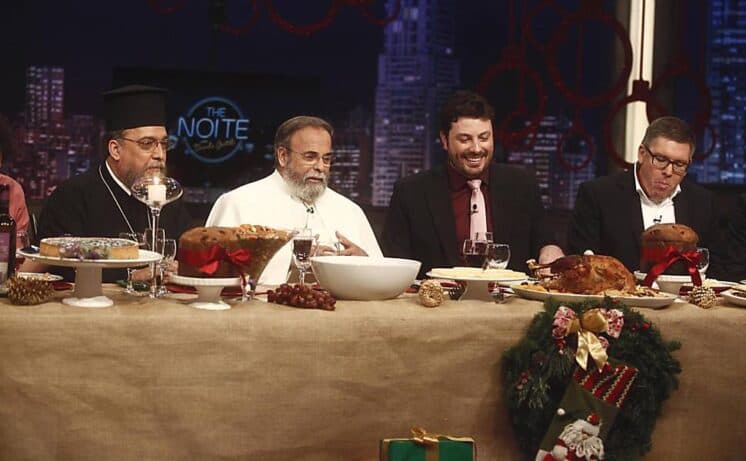 "The Noite" recebe padres e pastor para jantarem e debaterem o Natal
