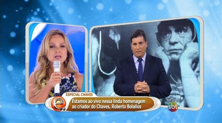Cobertura do velório de Chaves faz Portiolli e Eliana explodirem em audiência e baterem a Globo