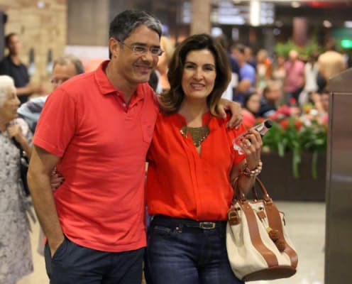 Última foto de Fátima Bernardes e William Bonner foi tirada há mais de um ano
