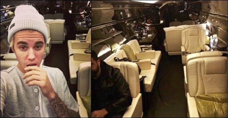 Justin Bieber compra jatinho e divulga fotos em rede social