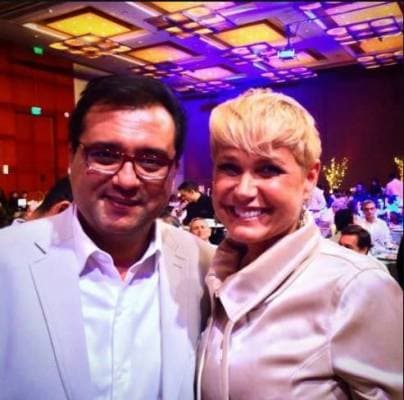 Ao lado de Xuxa, Geraldo Luís posta foto em seu Instagram