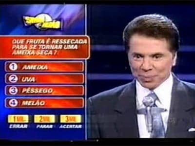 Silvio Santos no "Show do Milhão" (Foto Reprodução/SBT)