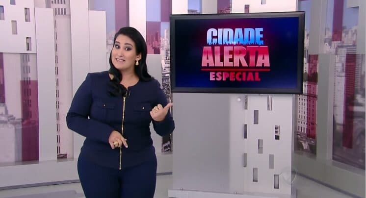 Com volta de Fabíola Gadelha, "Cidade Alerta" especial perde audiência