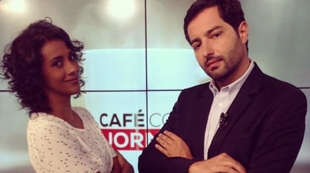 Âncoras do "Café com Jornal SP" teriam feito provocação à Bacci; apresentador nega