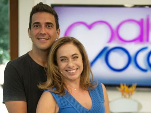 Cissa Guimarães e André Marques disputam programa na Globo