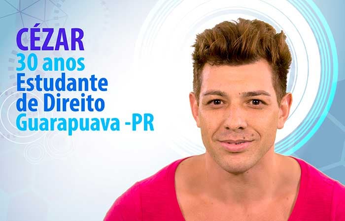"BBB15": Cézar Lima já tentou entrar em duas edições